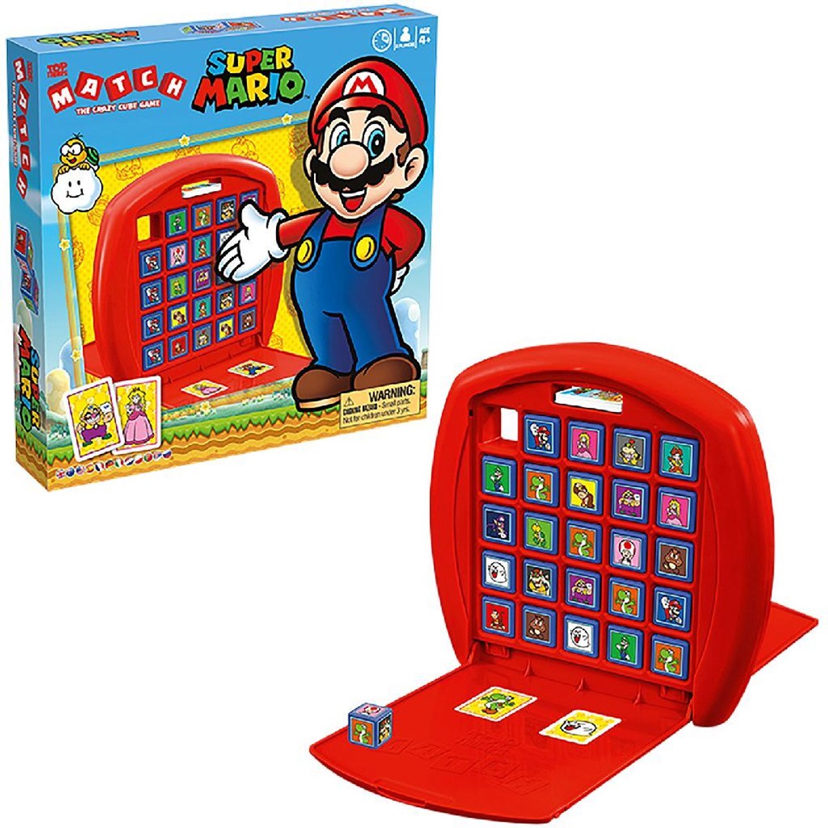 Match de 5 mouvements gagnants d'affilée - jeu de société Super Mario
