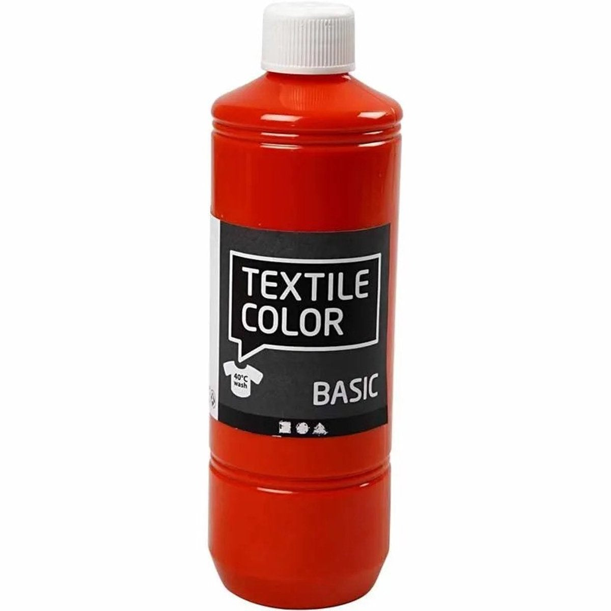 Creativ Company Textile Couleur semi-covêtement de peinture textile - orange, 500 ml