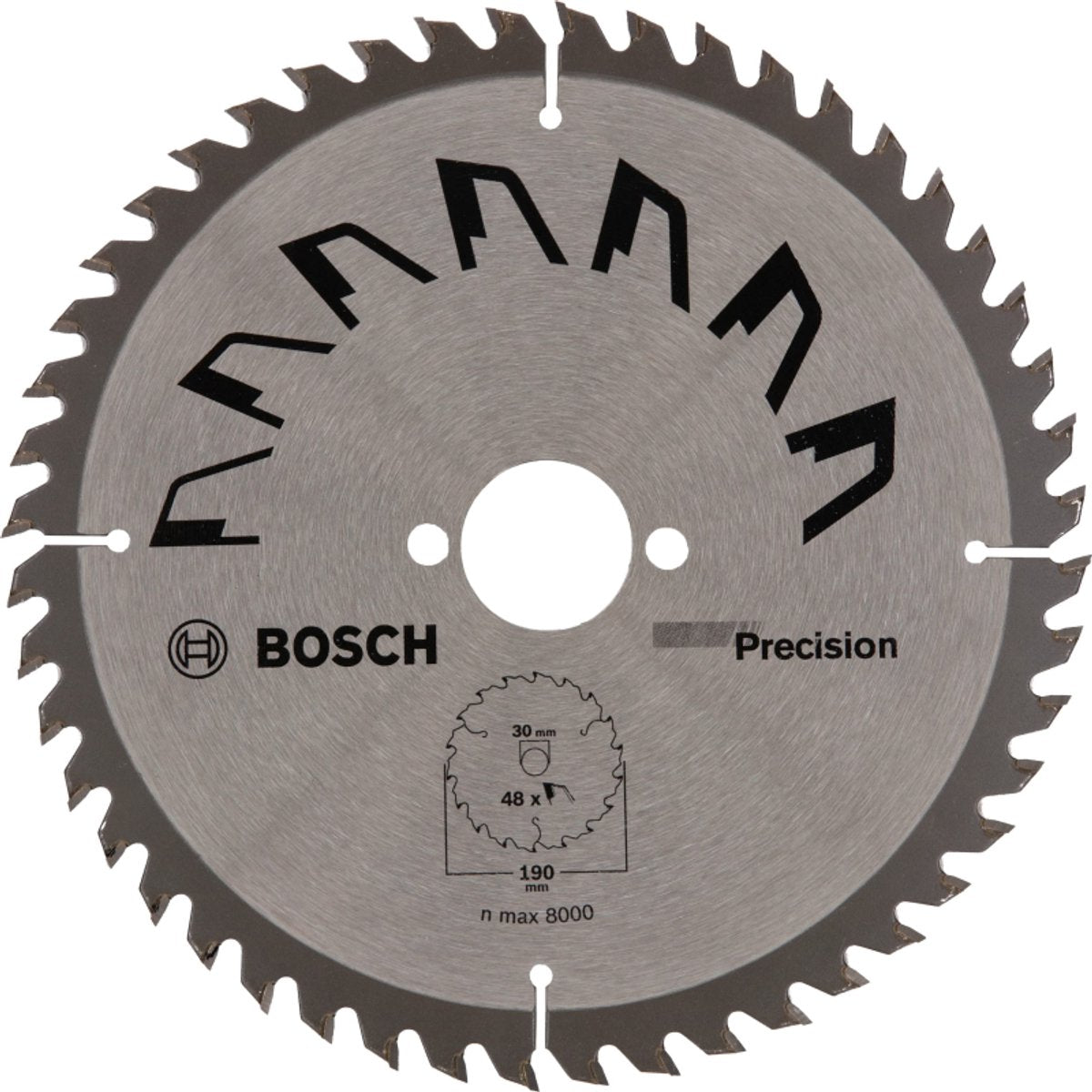 Bosch accessoires lame de scie circulaire précision 190x2x30 -,t48 - 2609256870