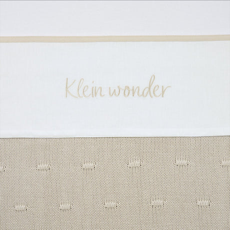 Drap de berceau Meyco baby small wonder - sable doux - 100x150cm - 0,3 tog