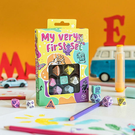 Q-workshop mon tout premier jeu de dés : voyage magique - accessoires