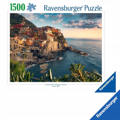 Puzzle Ravensburger Cinque Terre - Puzzle de 1500 pièces.