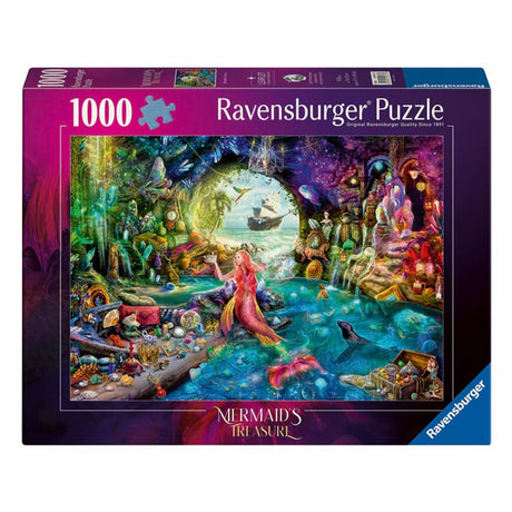 Ravensburger puzzle les sirènes au trésor 1000 pièces