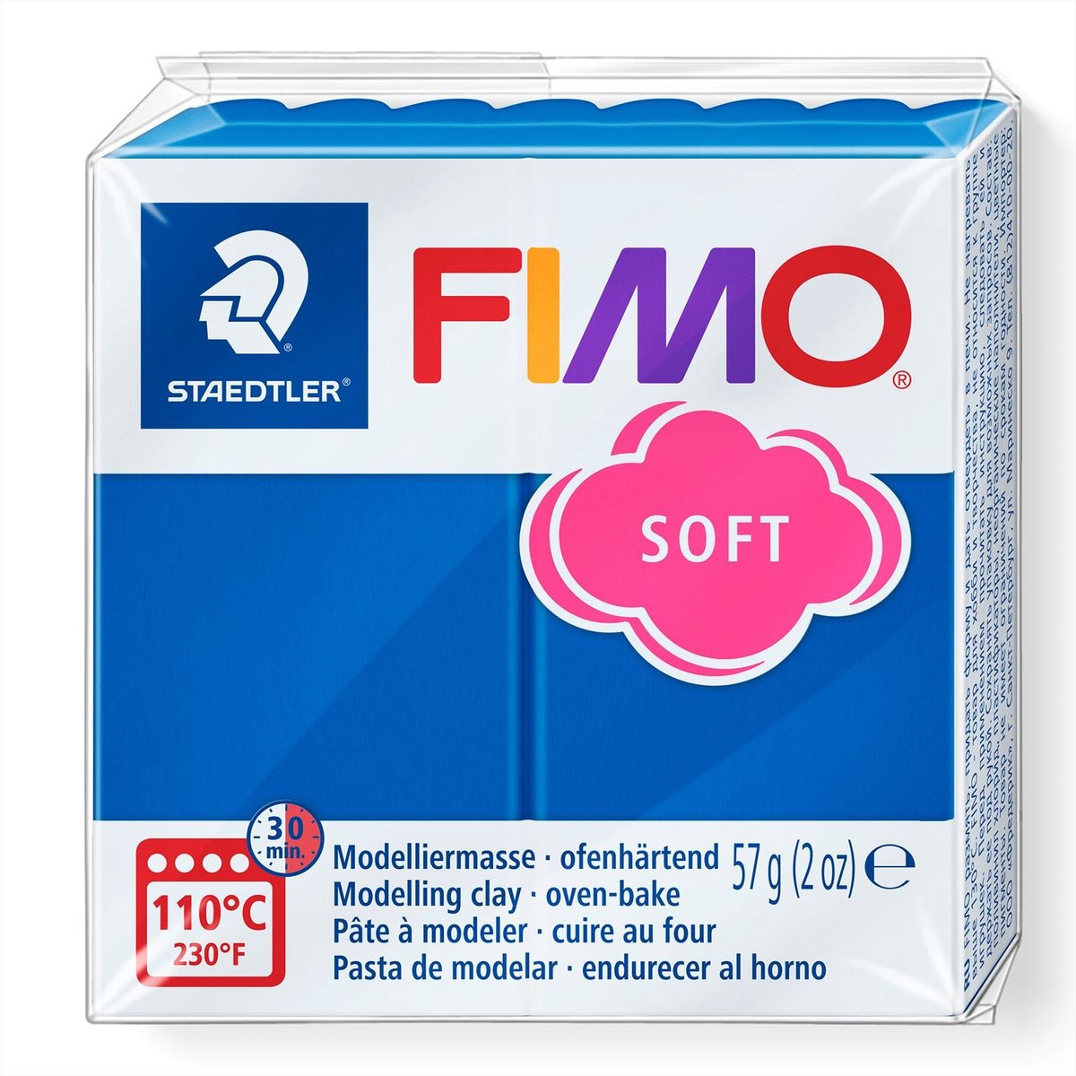 Fimo® soft, bleu pacifique, 57 gr 1 boîte