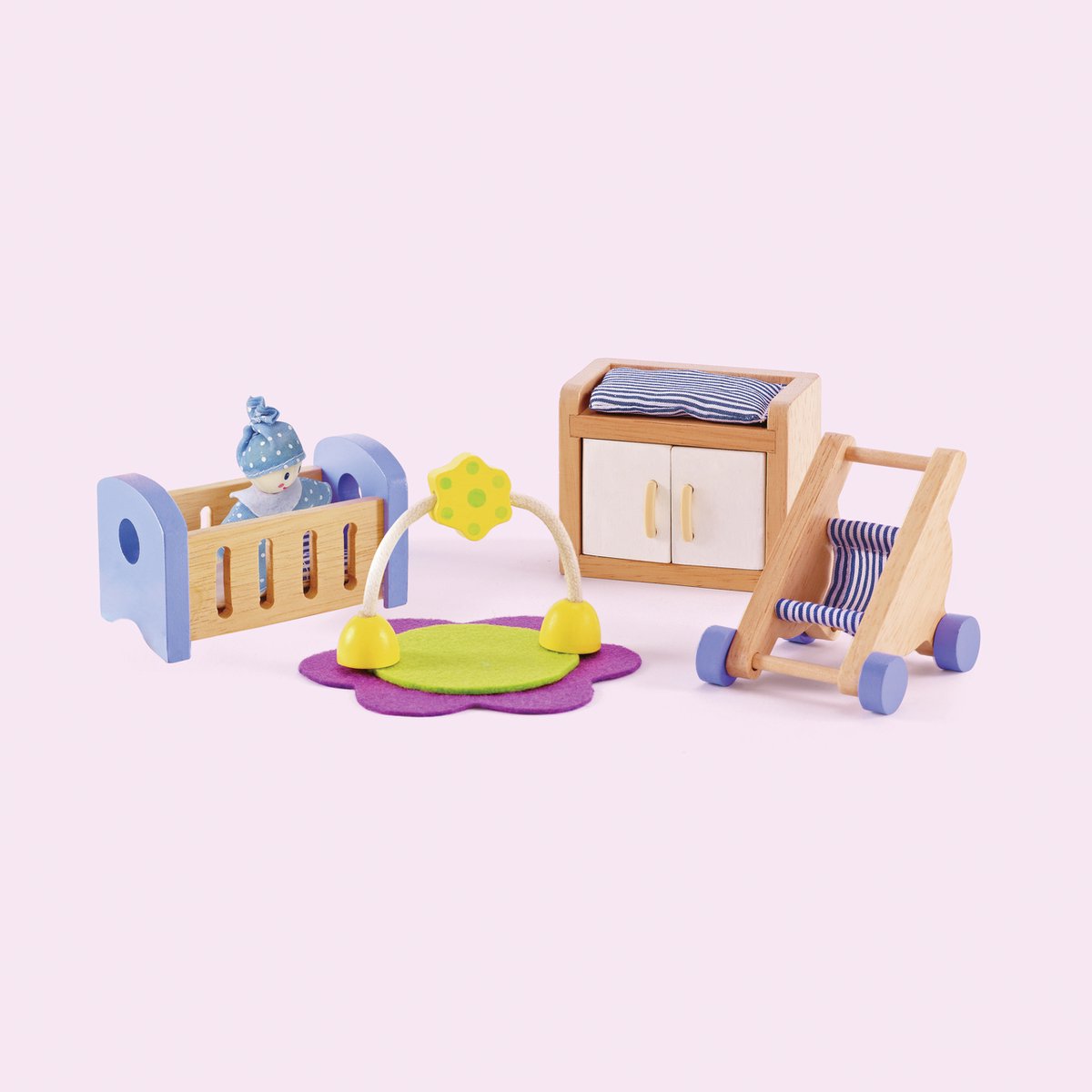 Chambre de bébé de la maison de poupée Hape