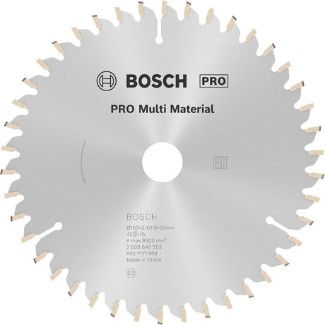 Accessoires Bosch lame de scie circulaire 160x20x2,4mm | 42t-2608640503