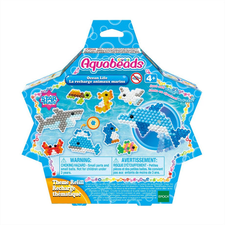 Recharge Aquabeads thème animaux marins - 600 perles