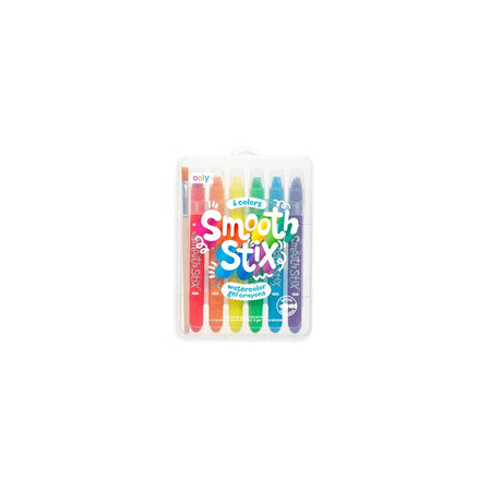 Ooly - smooth stix - crayons aquarelle - 6 pièces