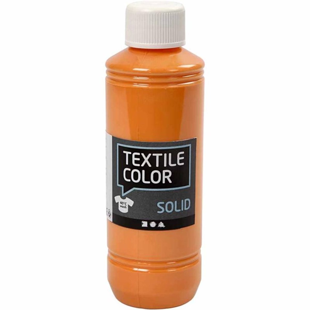 Creativ Company Couleur textile couvrant la peinture textile - orange, 250 ml