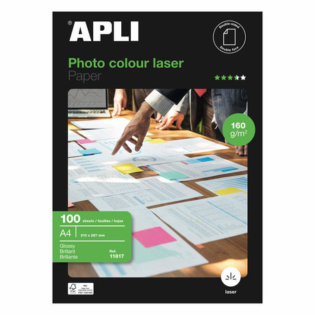Papier Apli pour imprimantes jet d'encre 11817