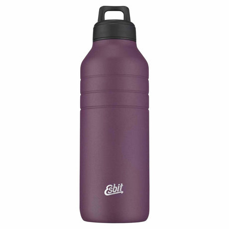 Bouteille d'eau Esbit majoris - 1 litre - violet - gourde en acier inoxydable - bouchon à boucle