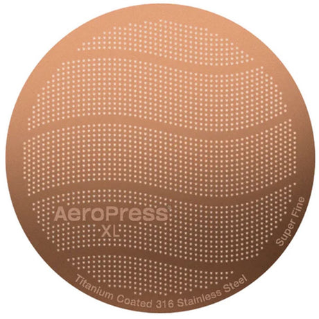 Aeropress - filtre en métal doré - xl