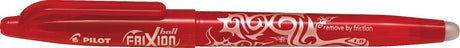 Stylo à bille Pilot frixion ball 10 rouge 12 pièces