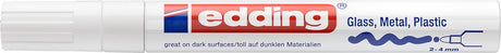 Edding -750 marqueur peinture brillante blanc 1 pièce 2-4 millimètres 4-750-9-049