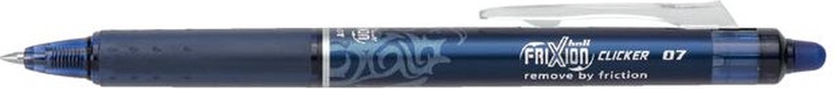 Stylo bille Pilot frixion clicker 0,7mm – boîte de 12 pièces - bleu noir