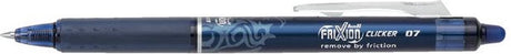 Stylo bille Pilot frixion clicker 0,7mm – boîte de 12 pièces - bleu noir