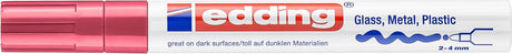 Edding -750 marqueur peinture brillante rouge 1 pièce 2-4 millimètres 4-750-9-002
