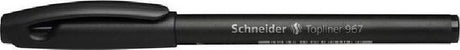 Instruments d'écriture Schneider schneider fineliner - topliner 967 - 0,4 mm - noir - boîte de 10 pièces - s-9671