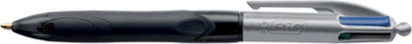 Stylo à bille Bic 4 couleurs grip pro - 1 pièce - pointe 0,4 mm