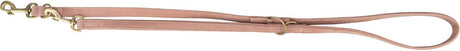 Trixie laisse pour chien pur cuir réglable rose