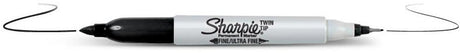 Marqueur permanent Sharpie à double pointe noir