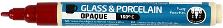 Creativ Company Glass and Porcelain Start -Cover - Rouge foncé