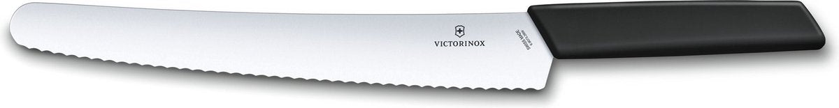 Couteau à pain moderne suisse Victorinox - 26cm - acier inoxydable plastique pp - noir