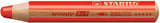 Stabilo Woody 3 en 1 - crayon multi-talents - rouge - par pièce
