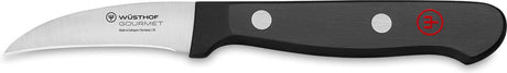 Couteau à éplucher gastronomique Wusthof, longueur de lame 6 cm, acier inoxydable