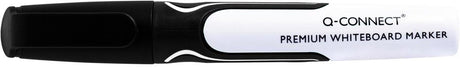 Marqueur pour tableau blanc Q-connect premium, 3 mm, pointe ronde, noir 10 pièces