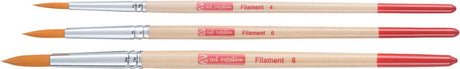 Talens art création ensemble de pinceaux aquarelle v 3 ronds - polyester