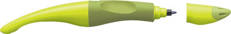 Stabilo easyoriginal - roller ergonomique - gaucher - encre bleue - rechargeable - vert lime