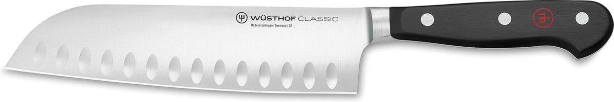 Wusthof - santoku classique avec fossettes 17 cm