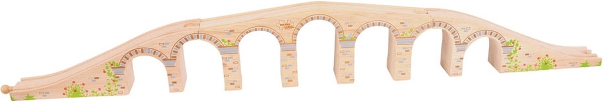 Bigjigs Wooden Rails - Viaduct ferroviaire, 3dlg.