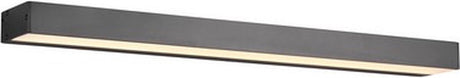 Trio rocco - applique - noir mat - incl. 1x SMD 8 W - éclairage haut et bas - montage mural - source lumineuse non remplaçable - éclairage salle de bain