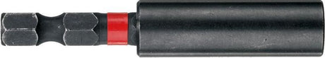 Milwaukee accessoires porte-embout magnétique Shockwave avec enregistrement ¼ hex, 60 mm - 4932352406