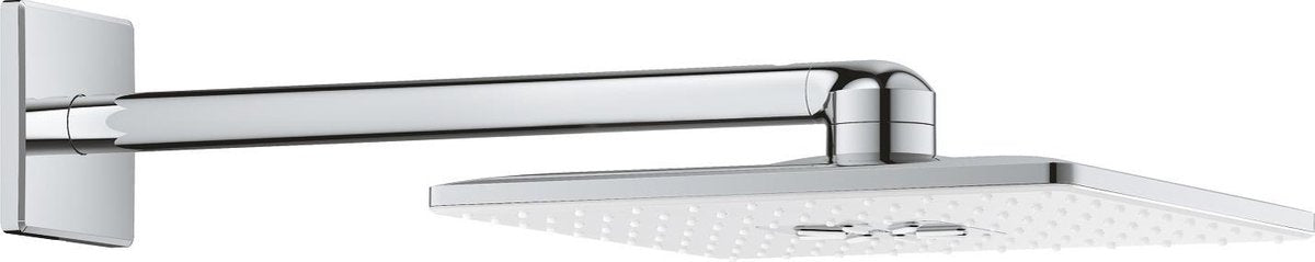 Ensemble de douche de tête Grohe rainshower 310 smartactive cube - douche de tête 31 cm - 2 jets - blanc
