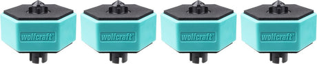 Wolfcraft - accessoires d'établi - 4 supports de pièces antidérapants multifonctionnels pour table de travail - 20 mm - 6892000