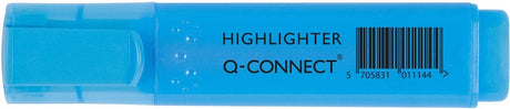 Surligneur Q-connect, bleu 10 pièces