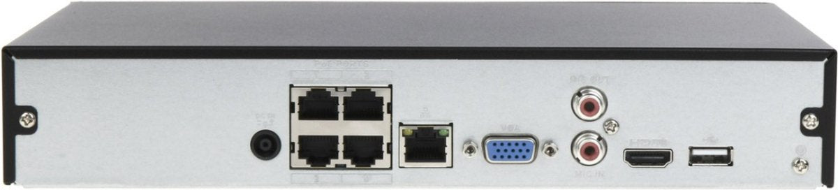 Dahua nvr4104hs-p-ei - enregistreur nvr ai poe pour max. Caméras IP 4 x 16 MP