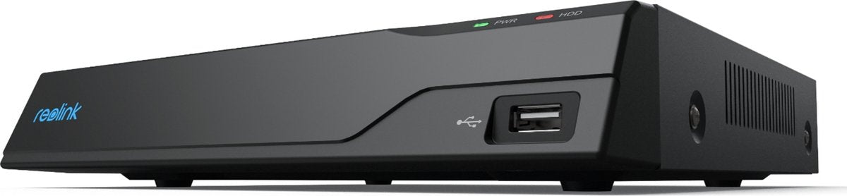 Enregistreur NVR PoE Reolink à 8 canaux pour un enregistrement 24h/24 et 7j/7, disque dur de 2 To intégré, prise en charge jusqu'à 16 MP, capacité de stockage jusqu'à 12 To