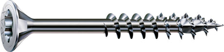 Vis universelle Spax, 5 x 80 mm, 90 pièces, filetage partiel, tête fraisée, t-star plus t20, 4cut, wirox - 8000000277016