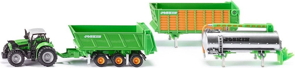 Tracteur Siku 1848 Deutz avec ensemble Joskin