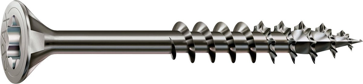 Vis inox Spax 4 x 45 mm, 180 pièces, filetage partiel, tête fraisée, t-star plus t20, 4cut, acier inoxydable a2 - 8000000287572
