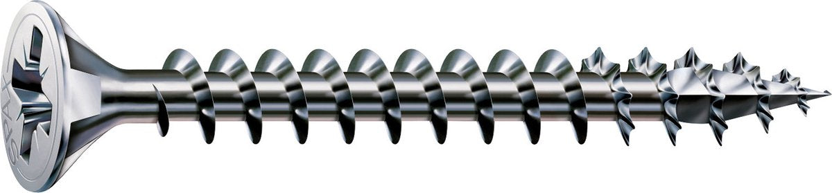Vis universelle Spax, 4 x 35 mm, 360 pièces, filetage complet, tête fraisée, tête cruciforme z2, 4cut, wirox - 8000000277214