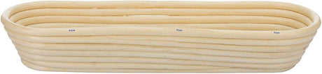 Panier de levée Westmark, pour 1500-2000 g de pâte à pain, ovale, longueur : env. 40 cm, rotin, beige clair