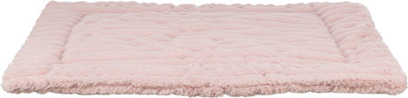 Tapis de salon Trixie lonni velours côtelé rose