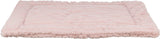 Tapis de salon Trixie lonni velours côtelé rose