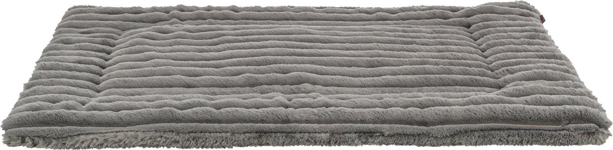Tapis de salon Trixie lonni velours côtelé gris