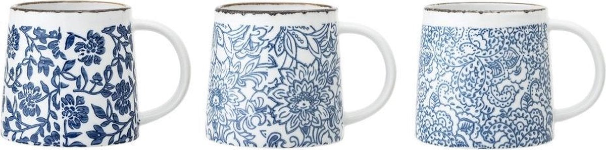 Bloomingville mug molly pierre bleue